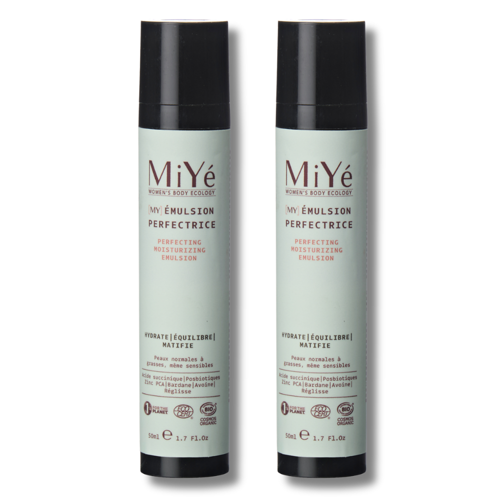 Deux tubes d'émulsion perfectrice