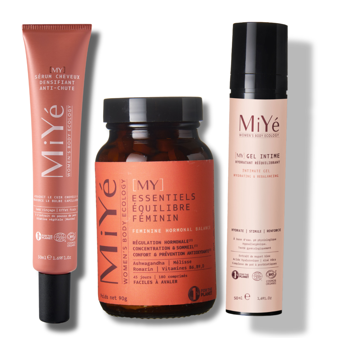 Pack Holy, les trois produits sur fond transparent