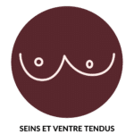 Seins et ventre tendus