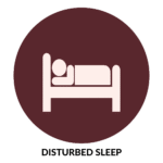 Disturbed sleep