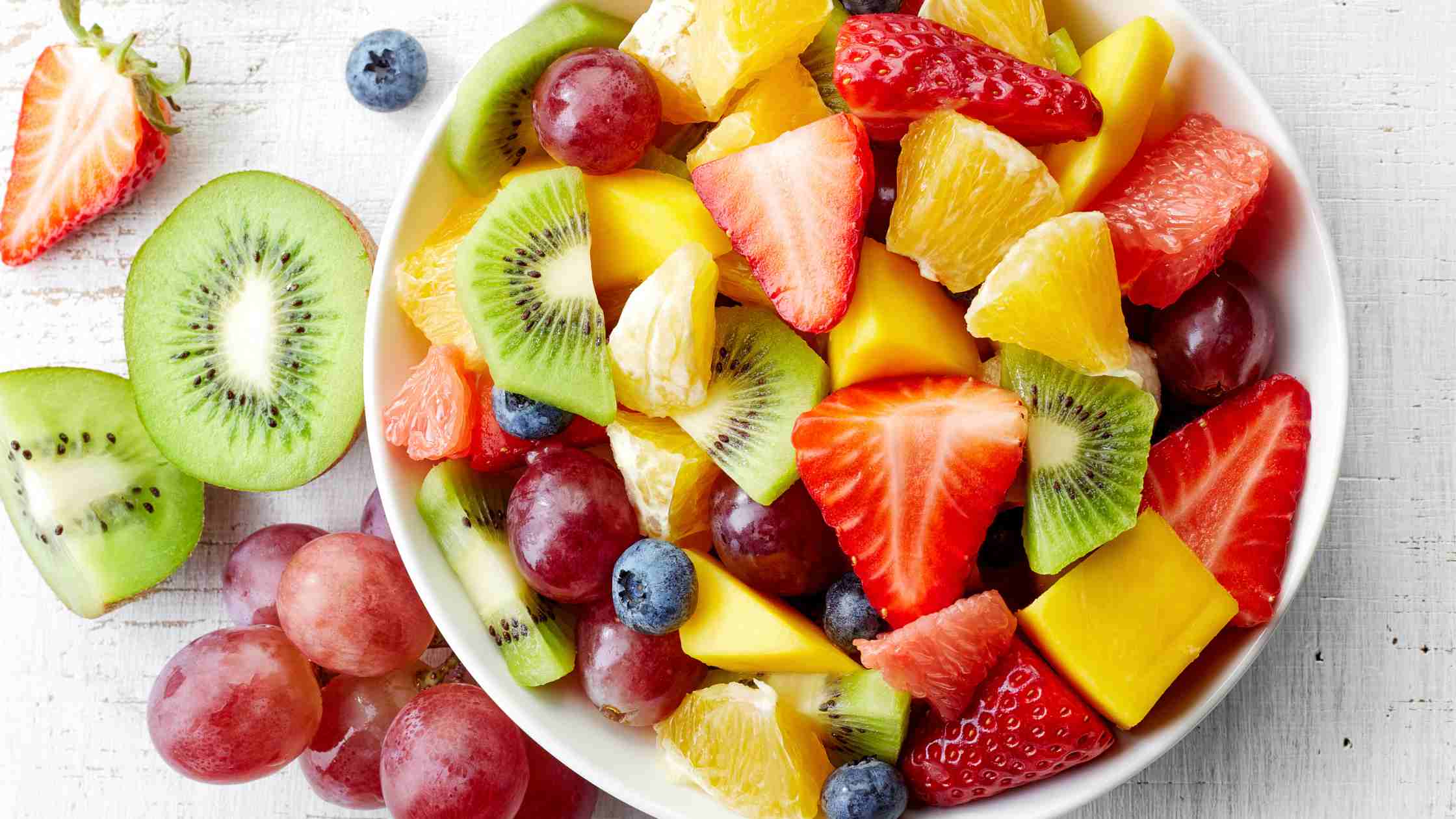 Carpaccio fruits frais bannière