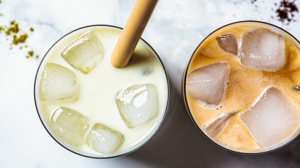 café et thé matcha